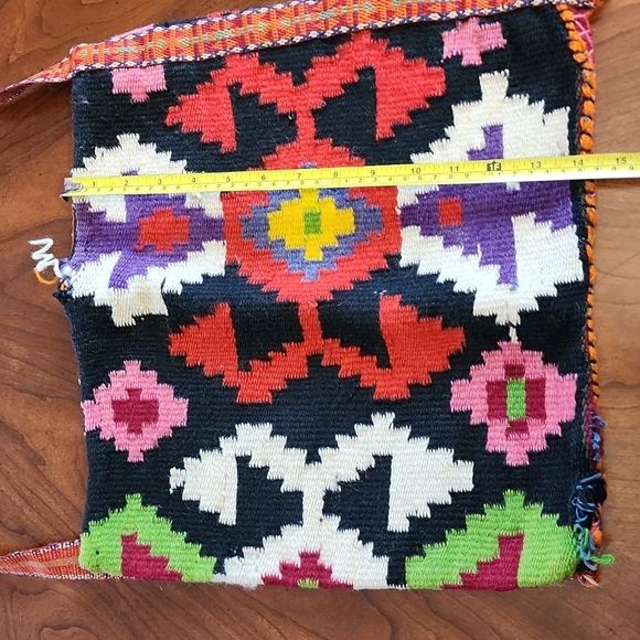 VINTAGE handmade woven bag - Picture 11 of 12